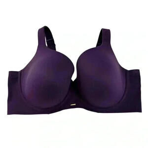 Cacique Women’s Lightly Lined Balconette Purple Bra Size 42DDD